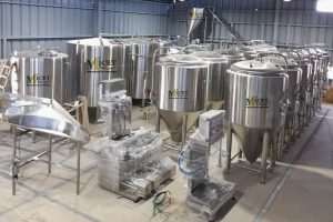 Equipo de cervecería 1000L en Chile