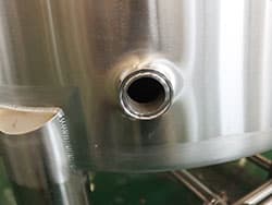 Detalle del tanque brillante de 3.5BBL-5