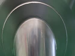 Detalle del tanque brillante de 3.5BBL