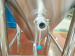 Detalles del fermentador 3BBL-8