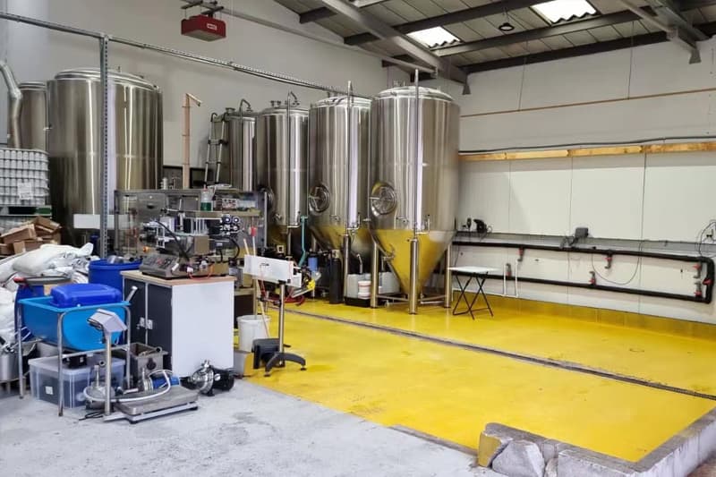 Instalación de equipos de cervecería 15BBL en el Reino Unido