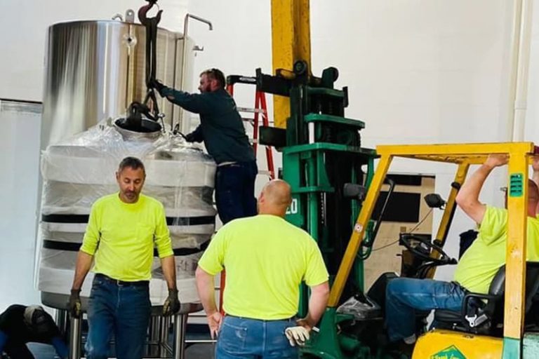 Brewery equipment installation