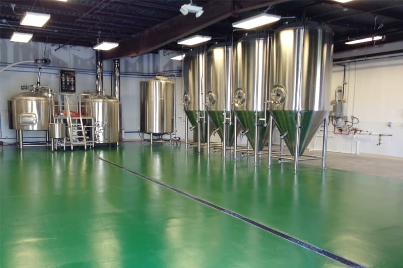 Requirements for the brewery floor