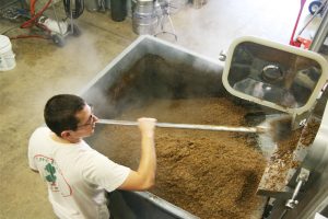 How to use the by products in the beer brewing process