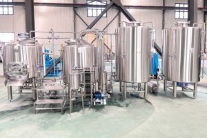 400L brewing equipment completed and sent to UK