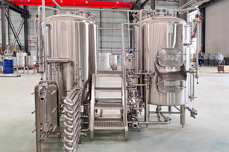 Belgium 500L brewing equipment completed