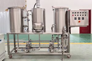 100L home brewing equipment waiting to be shipped to Australia