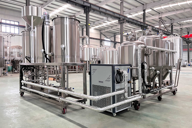attrezzatura per la produzione di birra per piccoli birrifici