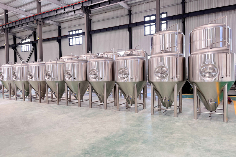 Mexico 10BBL fermentation tank configuration completed