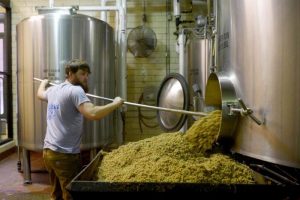 How long does it take to brew beer in a small brewery?