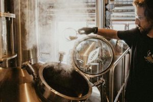 What is the use of steam in a brewery?