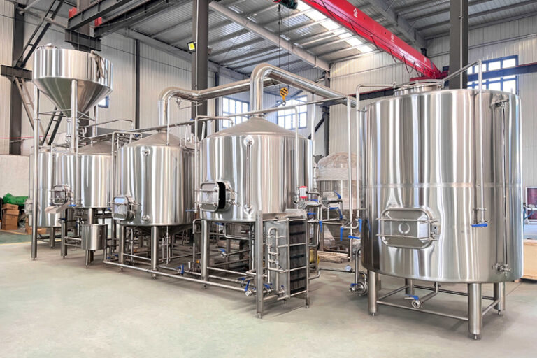 2000L 3vessel brewhouse equipment production completed