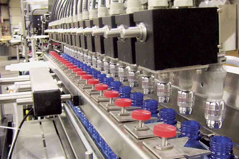 What is the function of the beer filling machine?