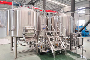 1000L brewing equipment has arrived in France