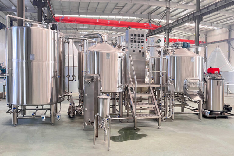 The 1000L brewing equipment was completed and shipped to Georgia