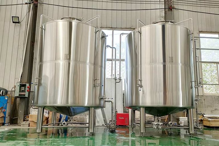 Components of industrial beer brewing systems