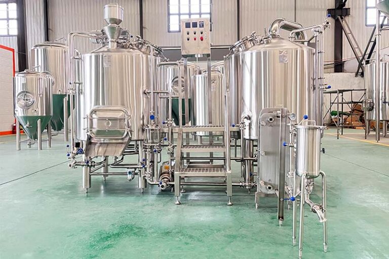 Chile's 500L micro automatic brewing equipment