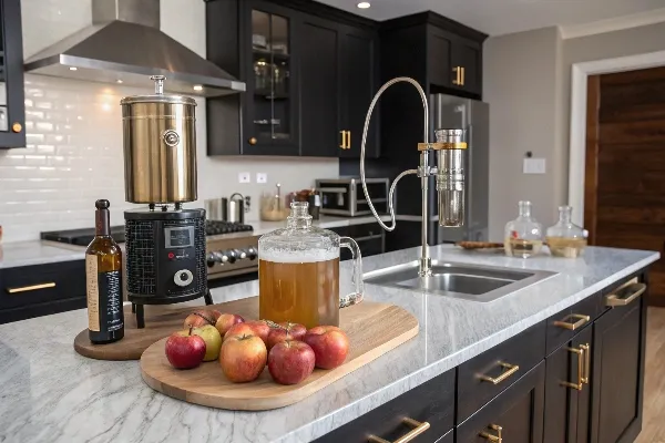 Hard cider brewing equipment