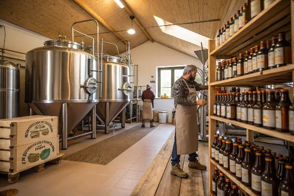 Nano brewery production flow