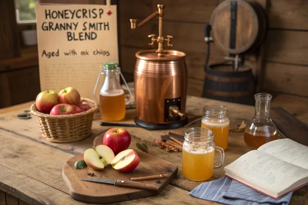 homemade cider making